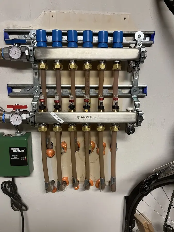 Plumber performing Leak Detection at a residential property in Marshfield